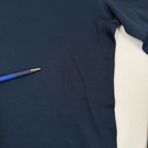 Lot of 2 Under Armour Mens Waffle Knit Henley Shirts Navy Olive Green Small - Picture 14 of 16